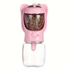 Bouteille d'eau pour chien, Bouteille d'eau portable pour animaux de compagnie avec récipient pour nourriture, Distributeur d'eau portable d'extérieur pour chat, chiot, animaux de compagnie pour la promenade, la randonnée, les voyages, Essentiels pour ch