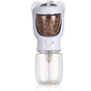 Bouteille d'eau pour chien, Bouteille d'eau portable pour animaux de compagnie avec récipient pour nourriture, Distributeur d'eau portable d'extérieur pour chat, chiot, animaux de compagnie pour la promenade, la randonnée, les voyages, Essentiels pour ch
