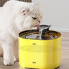 Fontaine à eau pour chat 2.2L (74 Oz) - Fontaine pour animaux de compagnie ultra-silencieuse avec bec en forme de chat ; Convient aux chats d'intérieur, alimentée par USB. (Disponible en kit de filtre unique ou en kit de filtre multiple.), Sans batterie