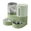 Gravity Cat Feeder 2 Pack Automatic Food Feeder And Water Dispenser Set Detachable Pet Bowl With Silicone Mat For Cats Small Medium Dogs, Large Capacity