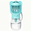Bouteille d'eau pour chien, Bouteille d'eau portable pour animaux de compagnie avec récipient pour nourriture, Distributeur d'eau portable d'extérieur pour chat, chiot, animaux de compagnie pour la promenade, la randonnée, les voyages, Essentiels pour ch
